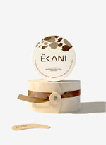 Ecani whipped tallow cream wooden box spatula gift packaging on a light background